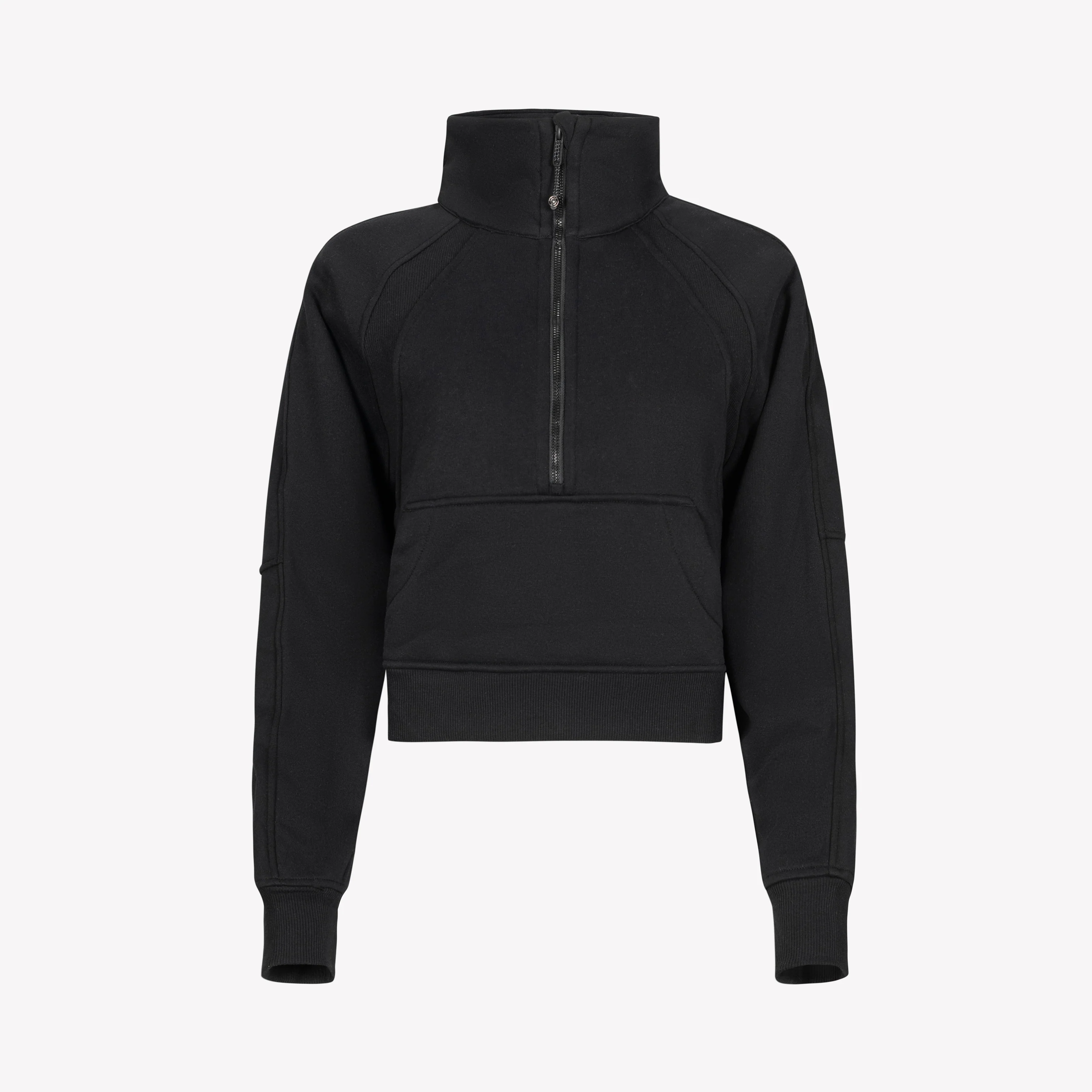 Half Zip Pullover - Black/White - Image 3