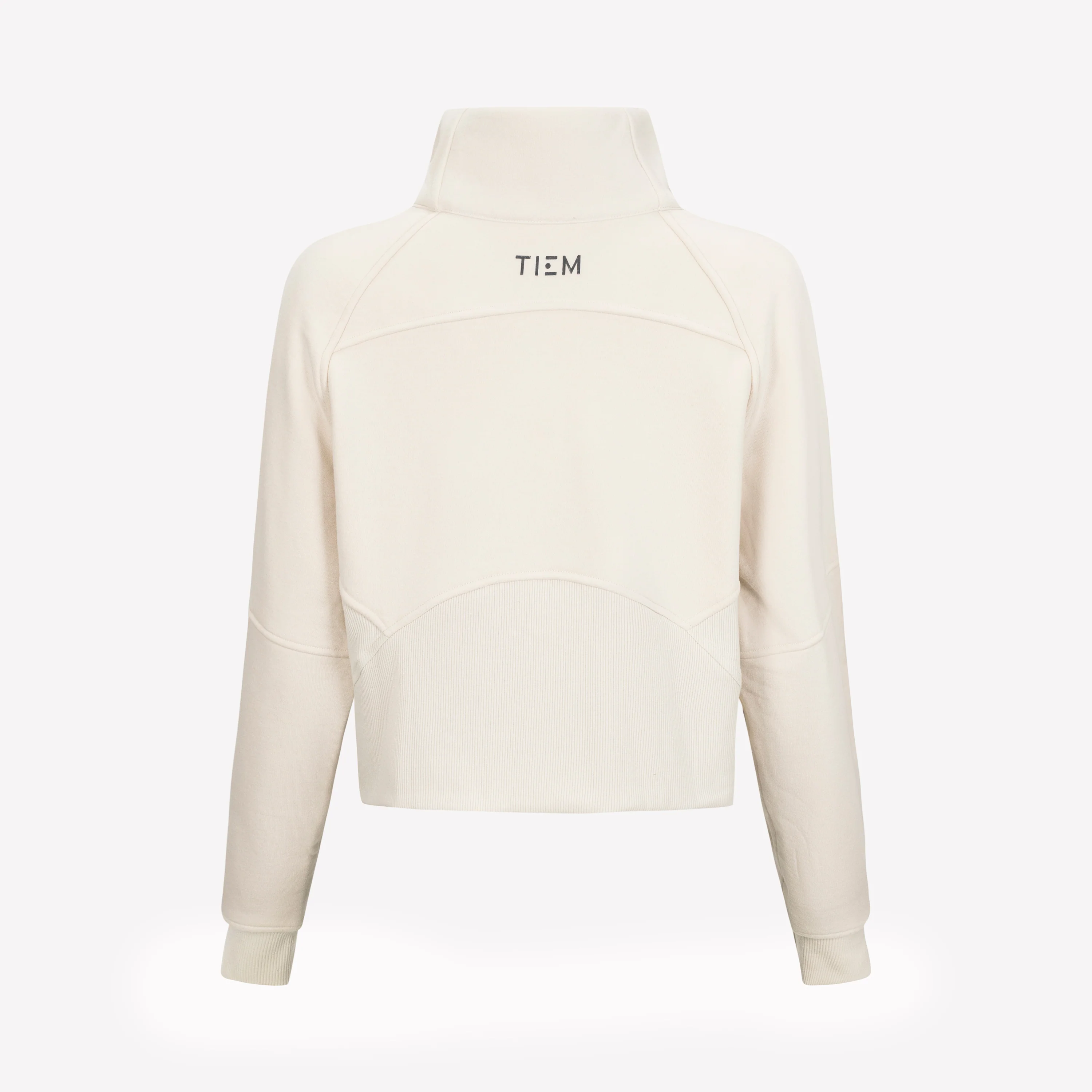 Half Zip Pullover - Ecru/Silver - Image 4