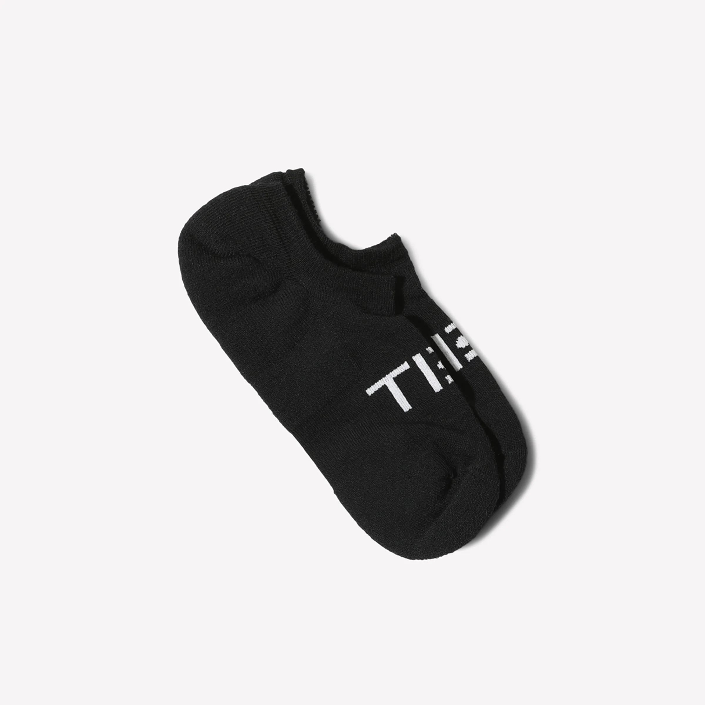 Low-cut Performance Wool Socks - Black/White - Image 3