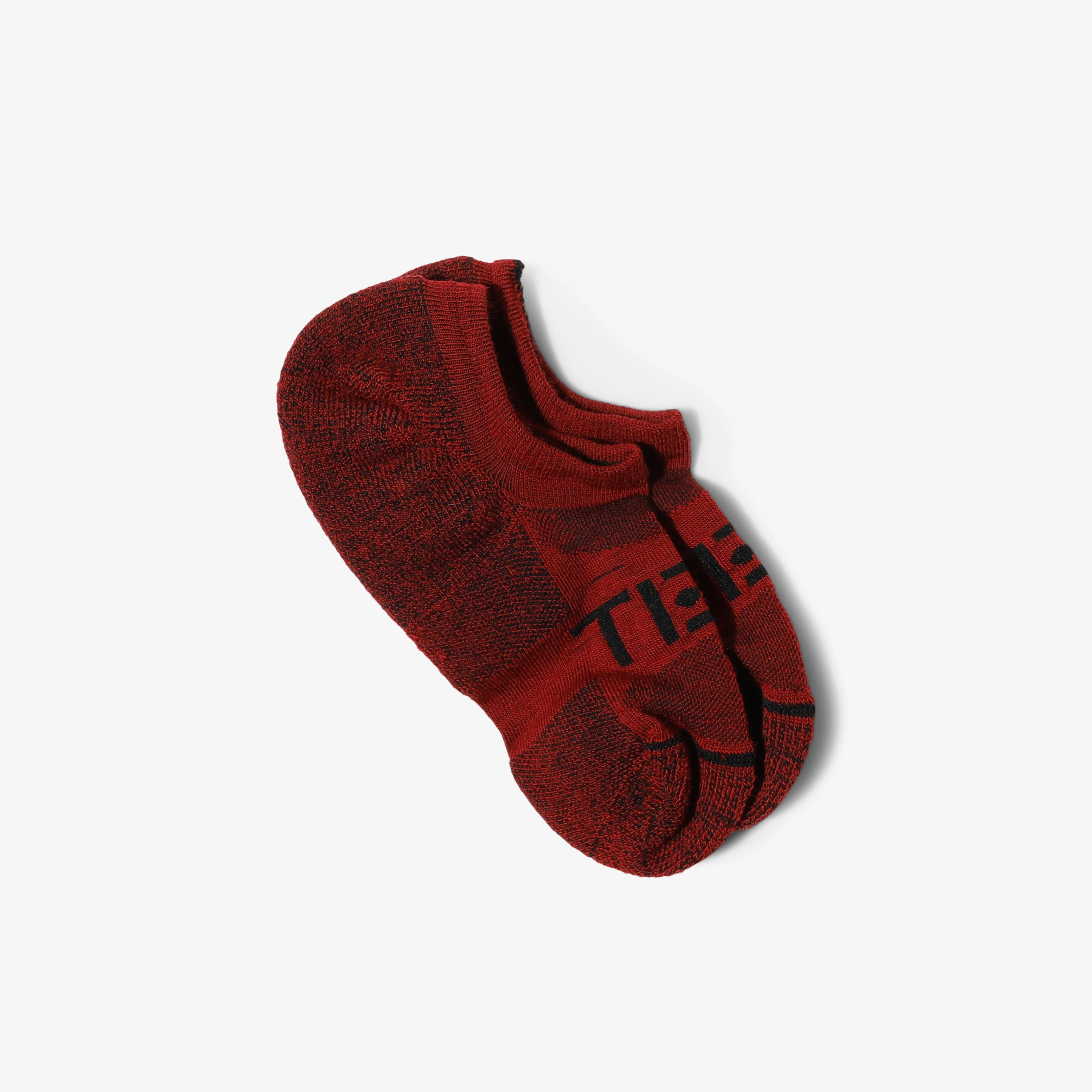 Low-cut Performance Wool Socks - Merlot/Black - Image 3